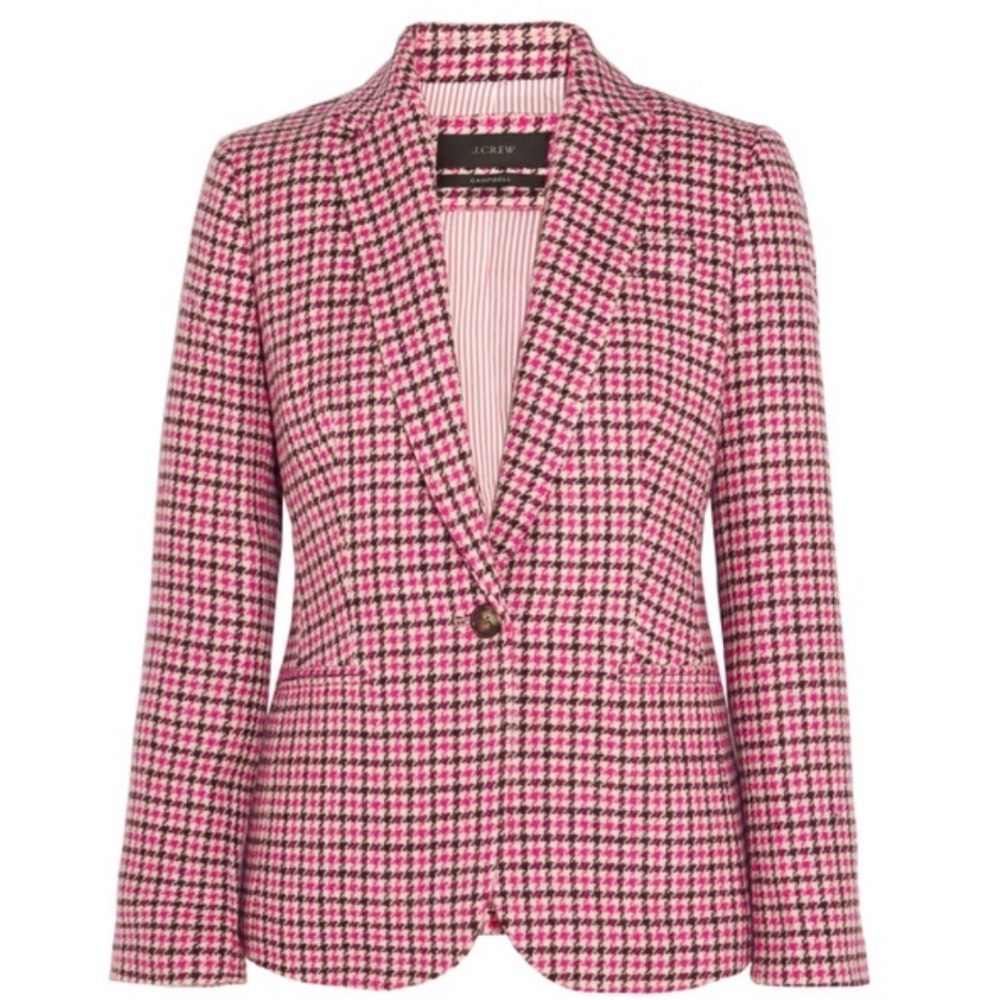 J.Crew Campbell Houndstooth Blazer